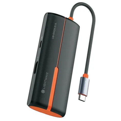 هاب Usb لایت ویو مدل Lightwave LW-DOCK-51A